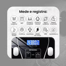 Balança de Bioimpedância Smart Pro+ | Análise Metabólica de Alta Precisão (Bluetooth)
