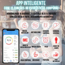 Balança de Bioimpedância Smart Pro+ | Análise Metabólica de Alta Precisão (Bluetooth)